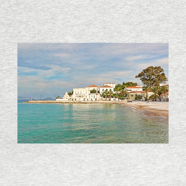 Traditional houses in the town of Spetses island, Greece by Constantinos Iliopoulos Photography